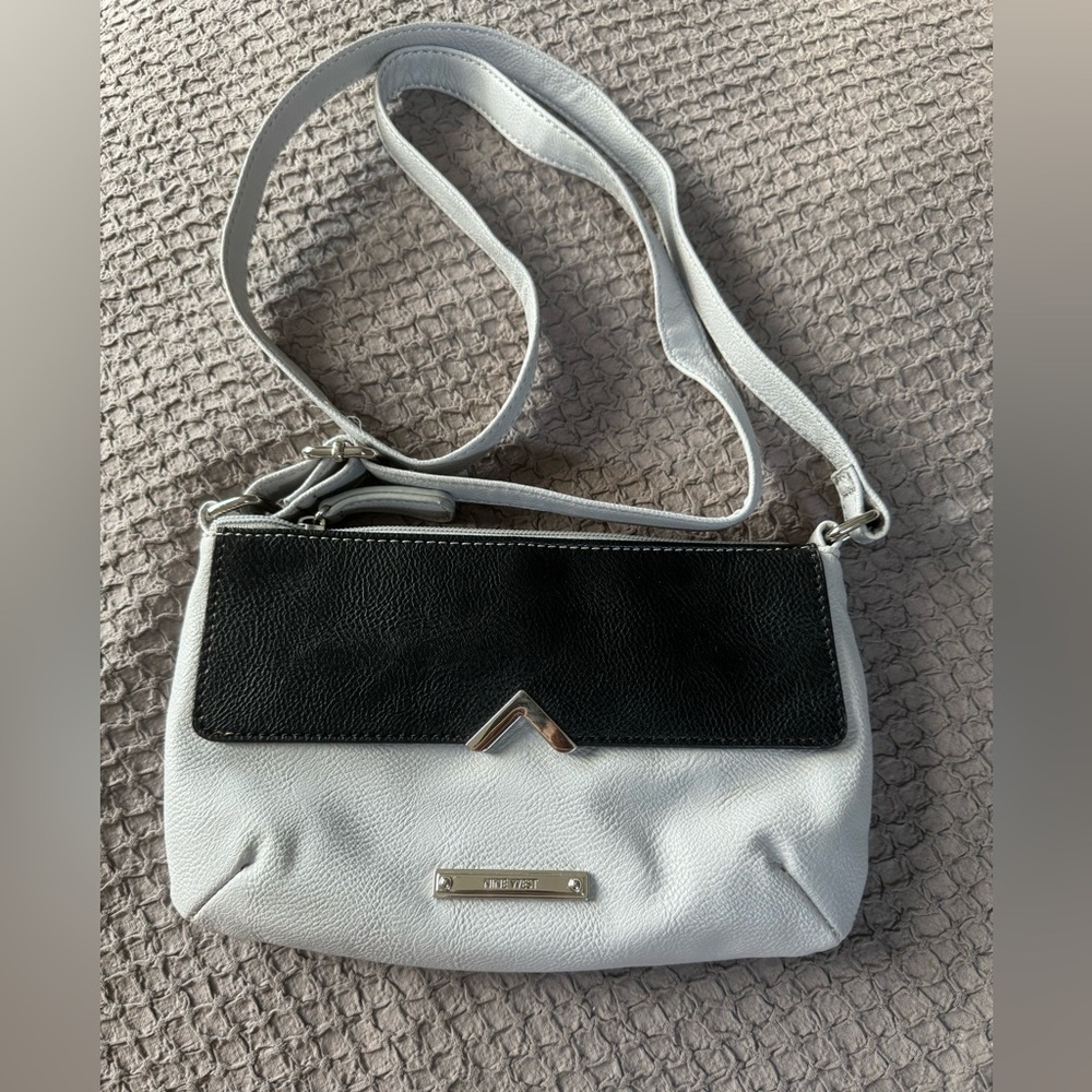 Bundle 3 for $10. Nine West crossbody grey, black&silver toned hardware NWOT